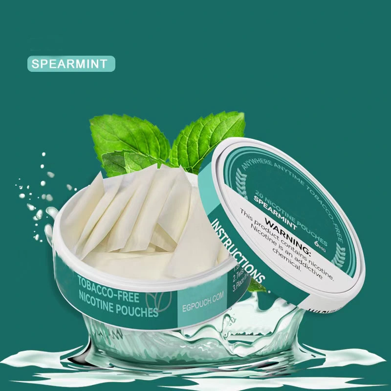 Popular Spearmint Good Taste Wholesale/Supplier Snus Nicotine Pouches