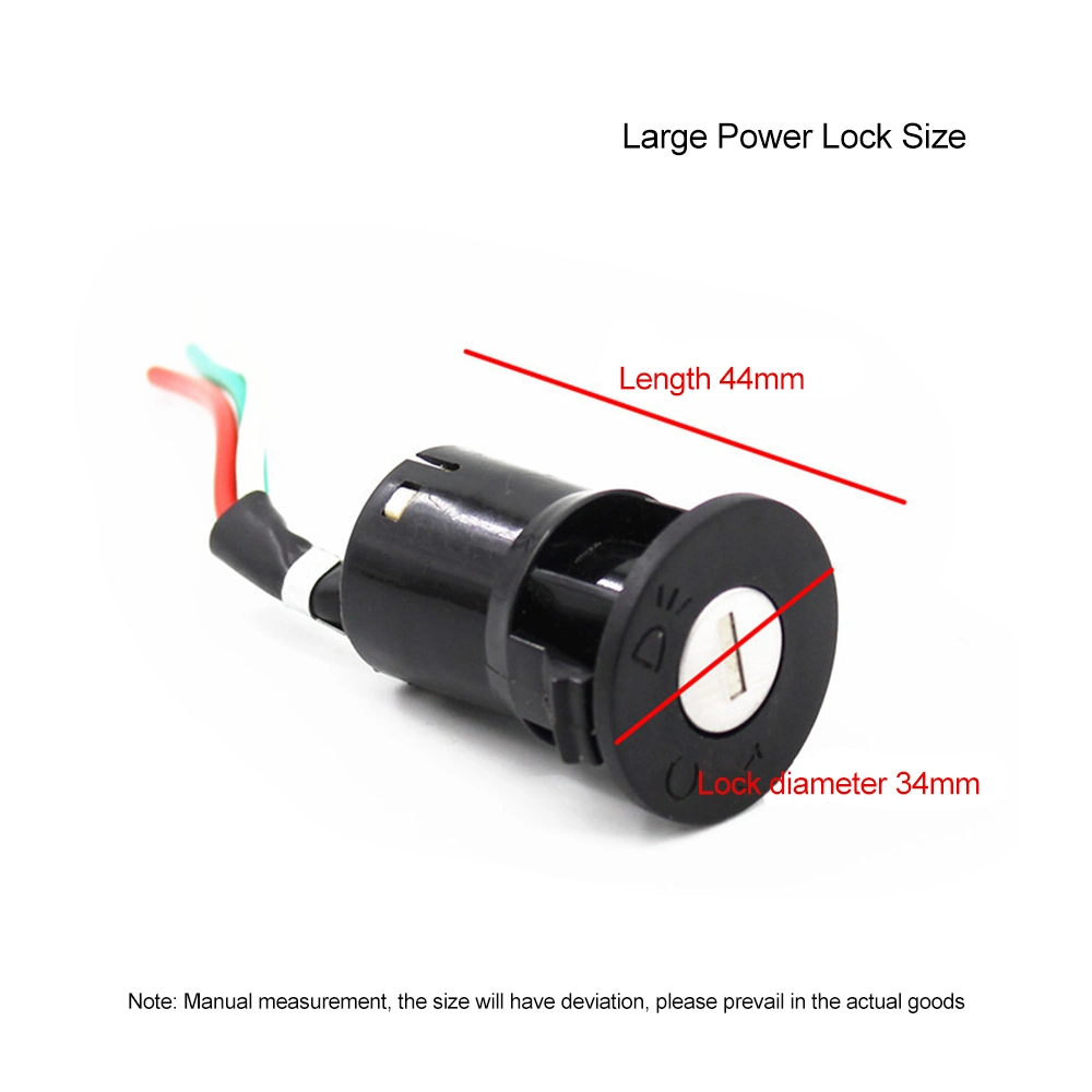 Electric Motorcycle 2/3 Line Electric Door Lock Electric Vehicle Switch Key