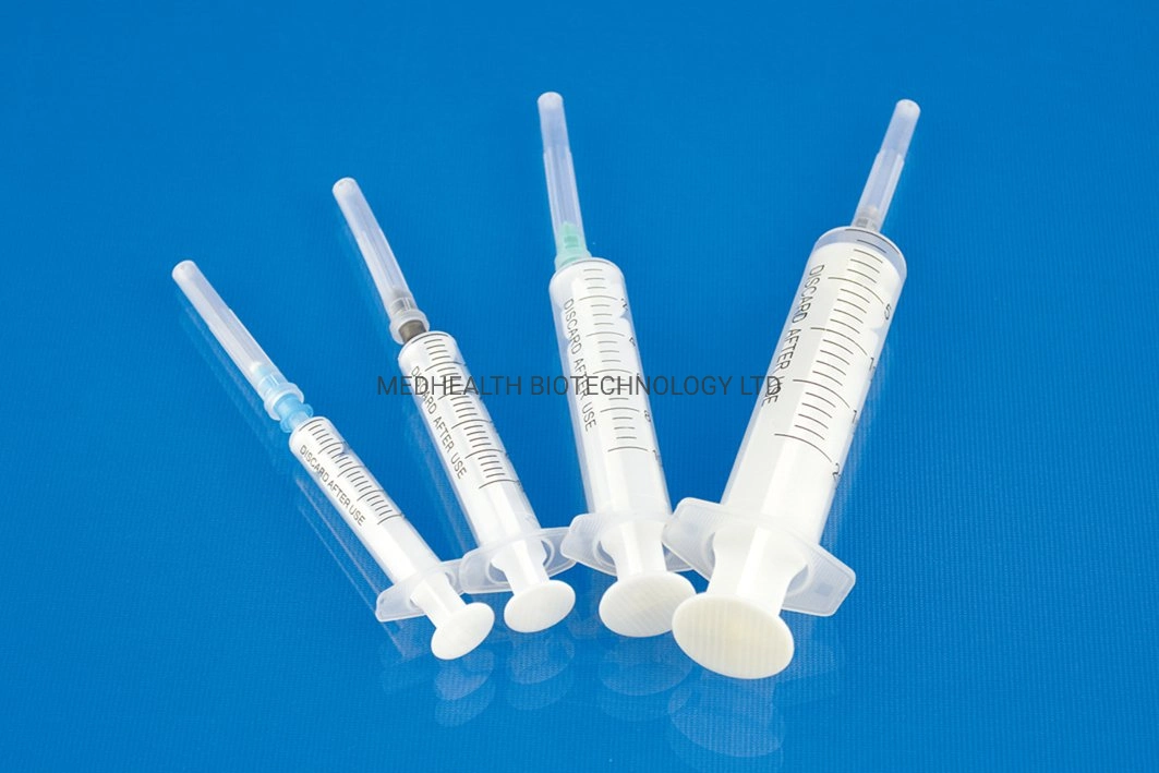 Medical Disposable Injection Syringe with Needle with CE and FDA