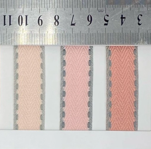 China Manufacturer New Fashion Double Twill Stitch Ribbon Herringbone Tape