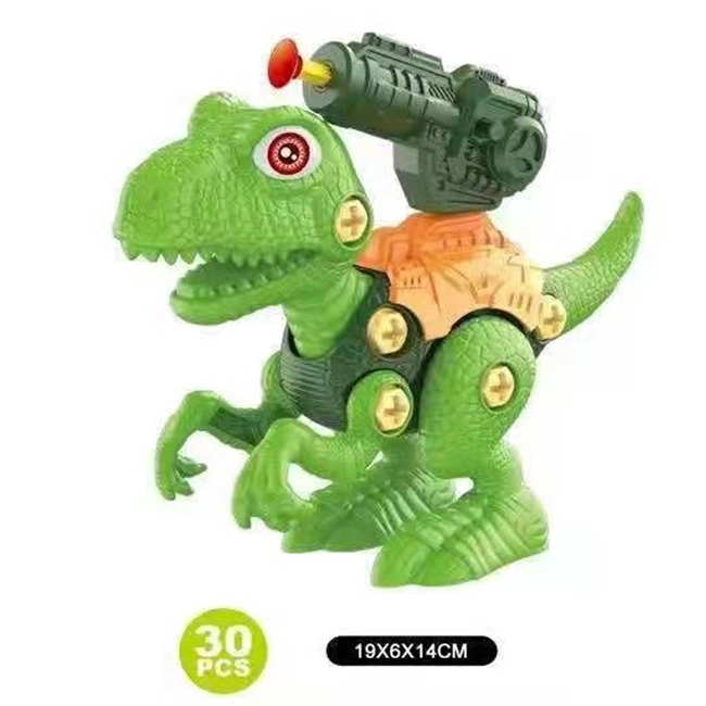 Hot Children Ejection DIY Assembly Dinosaur Toys 4 Styles Educational Toys Funny Dinosaur Toys Assembly Wholesale/Supplier Dinosaur Toy