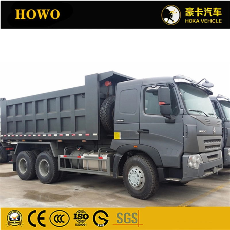 Sinotruk HOWO A7 6X4 371HP Dump Truck with Body White Color Zz3257n3847n1