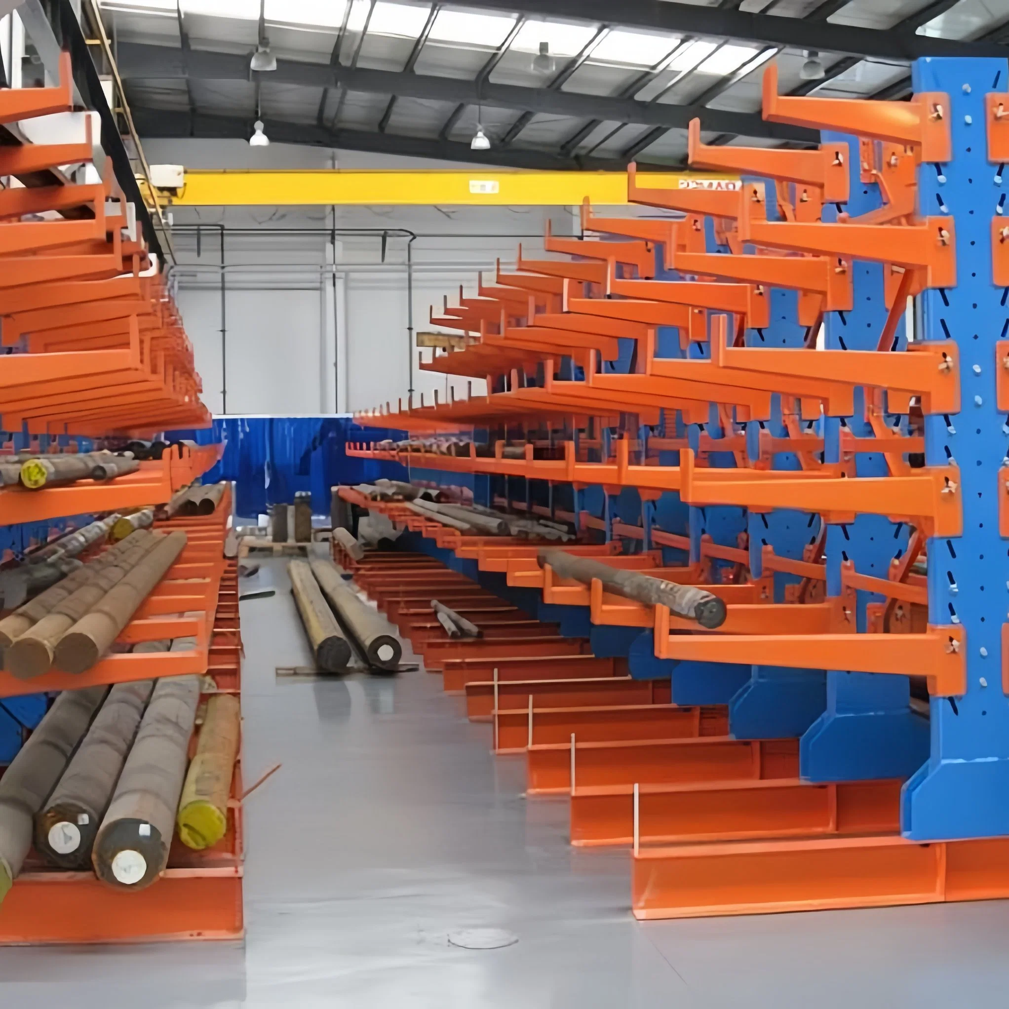 Warehouse Storage Cantilever Industrial Pipe Rack