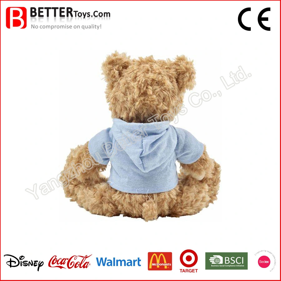 Promoción Custom Bear con Hoodie Soft Plush Toys Fabricante in China