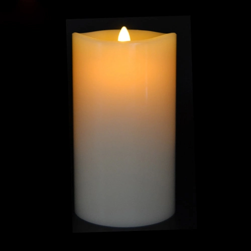 Realistic Ivory Color Moving Flickering Flame LED Flameless Candles with Remote