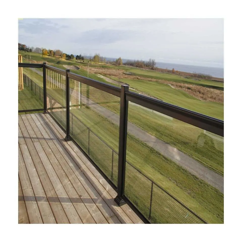 Tempered Glass 4mm to 12mm Tempered Laminated Glass for Frameless Glass Railing Terrace Balcony Railing