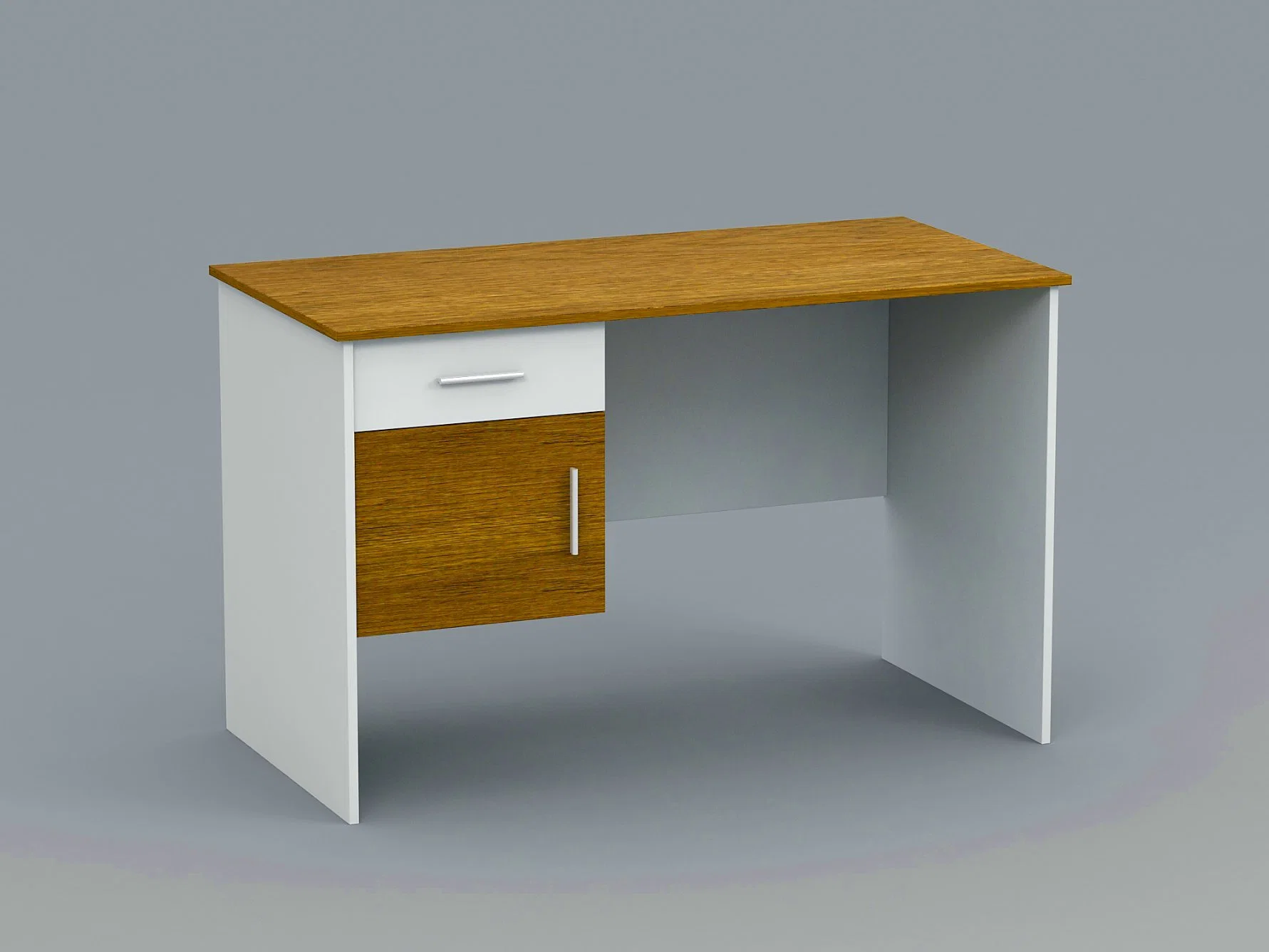 Простая роскошь Современная деревянная панель L форма офисный стол Executive Стол