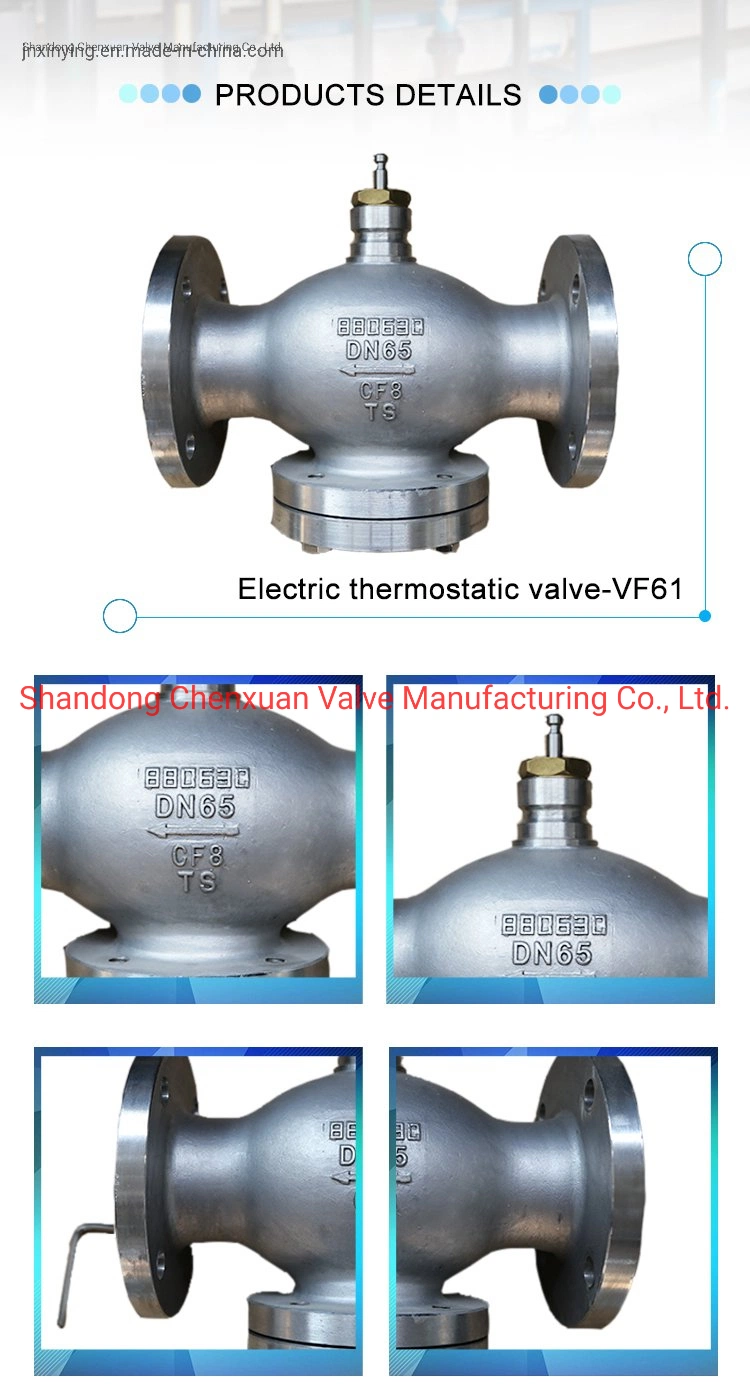 OEM/ODM Ductile Iron / Wcb Cast Steel / 316L Stainless Steel Manufacturing Electric Control Valve