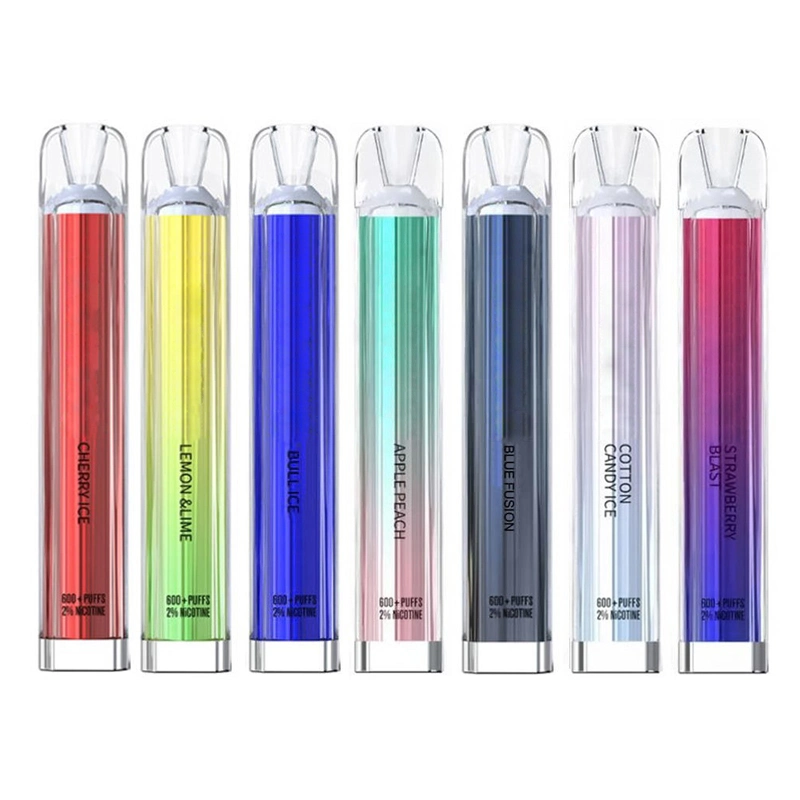 Factory Price 600 Puffs Bar Electronic E-Cigarettes Pod Flavors Ecigarette Vape Pen