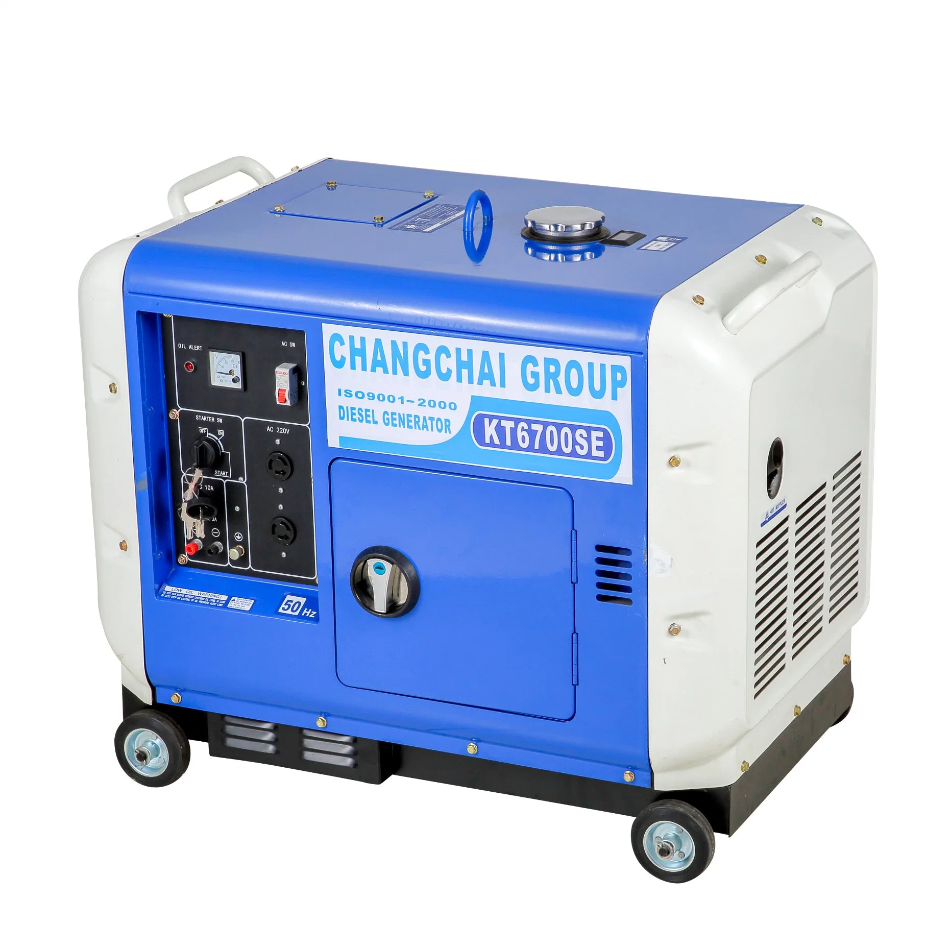 186fa Engine Portable Silent Generator 6kVA 6kw Sound Proof Air-Cooled Wind Generators