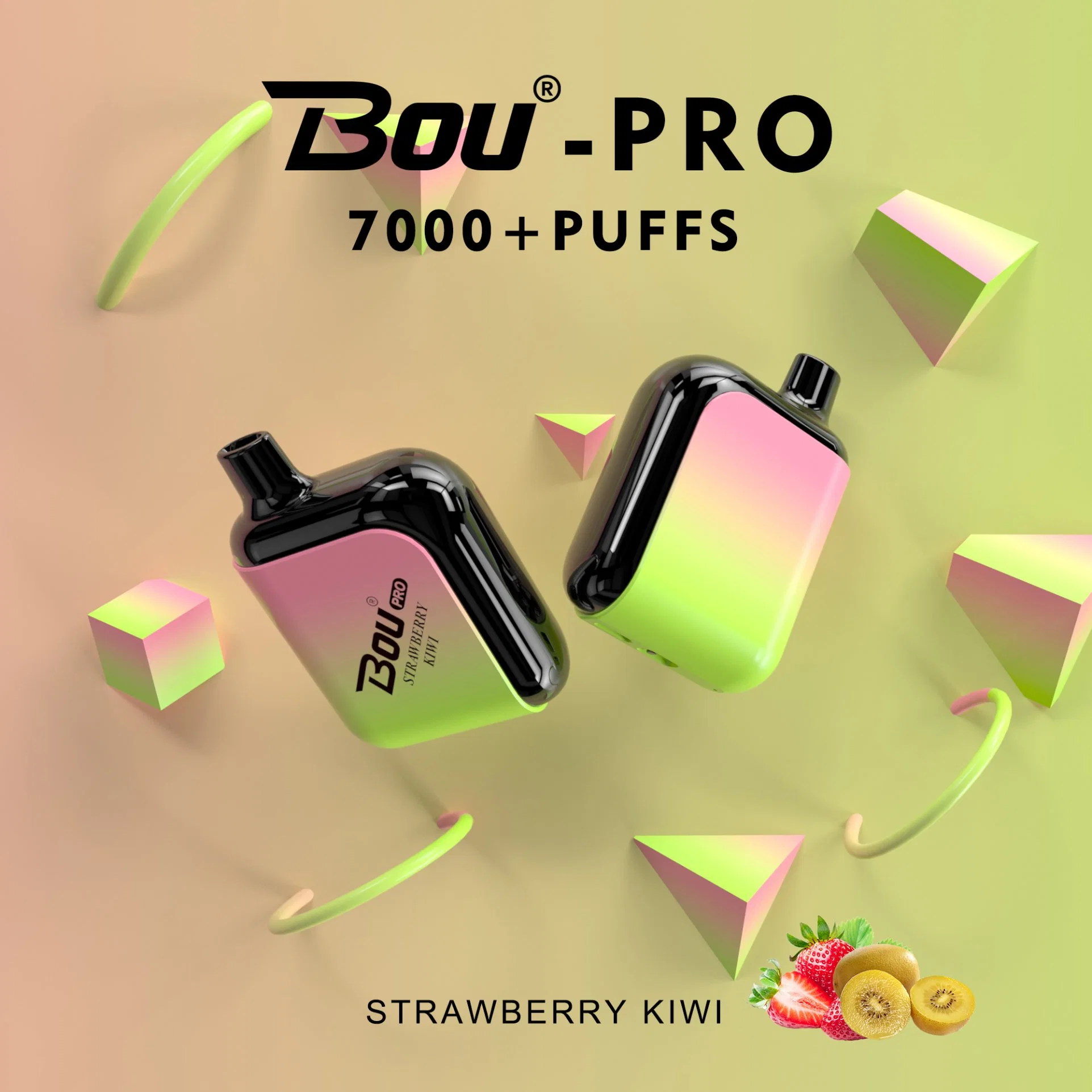 2023 New Design Wholesale/Supplier Rechargeable 7000 Puffs Vape Box 650mAh Battery Capacity with Kiwi Pomegranate Ice in USA/Russia