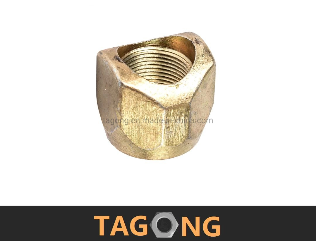 Truck Nuts M30 Excavator Accessory Yellow Zinc Class12 Crawler Nuts