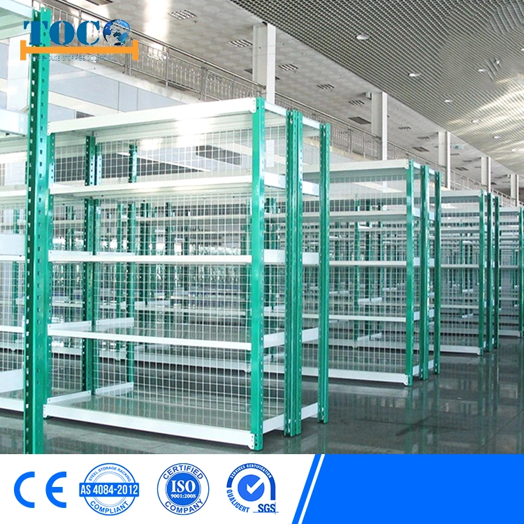 China Industrial Light Heavy Duty Warehouse Storage Pallet Boltless Rivet Angle Metal Steel Shelf