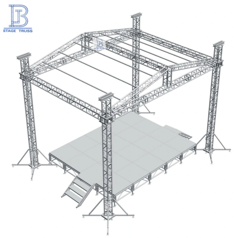 Factory Direct Sales 400 Horizontal Tube Aluminum Plate Concert Speaker Lighting Rack