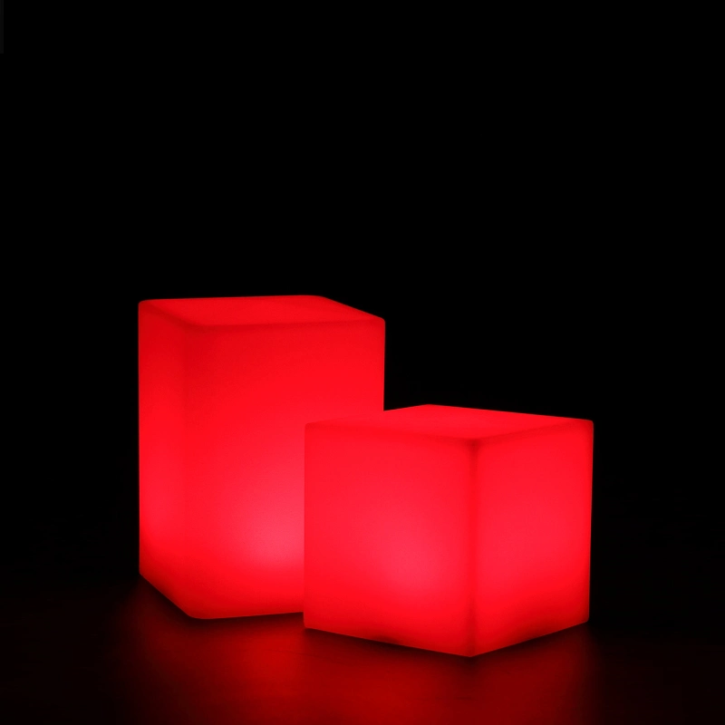 RGB LED Decorative Lights Cube Design Bed Room Furniture Home Decorative Lights Bedroom Set