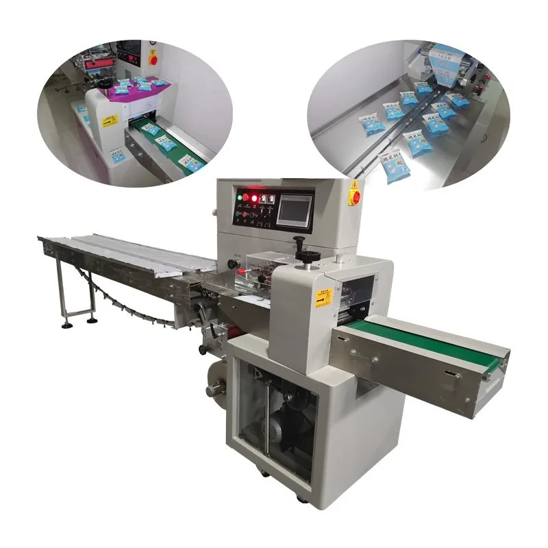 Horizontal Flow Wrap Machines Popsicle Ice Candy Packing Machine