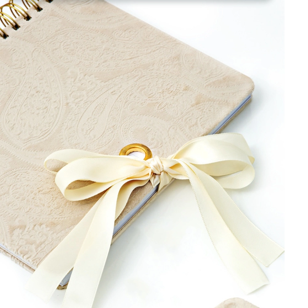 Cute Planner spiral Writing Journal Metal Ring Binding Hardcover Diary Lined Inner Pages Notebook