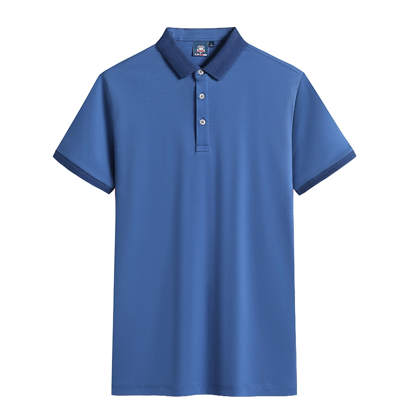 Guangzhou Rj Clothing Men's Casual Custom Polo T Shirt, Short Sleeve Custom Men Polo T-Shirt, Golf Shirt Classic Solid Jersey Polo Shirt Men