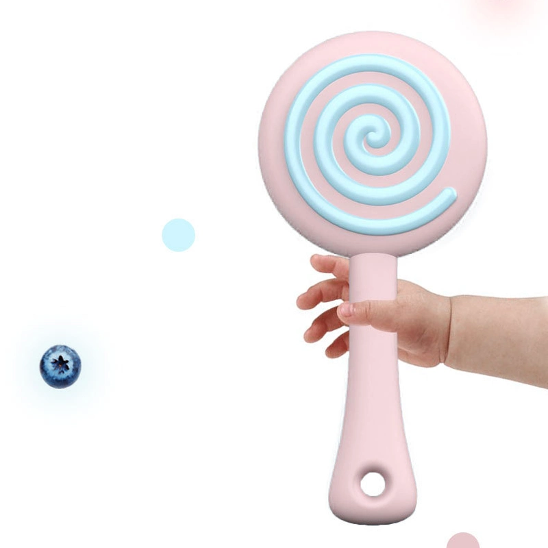 Forma de Lollipop personalizada silicona para bebés adolescentes sin BPA