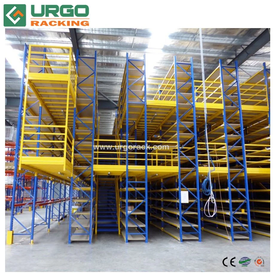 Industry Storage Racks, Mezanine for Sale, Warehouse Steel Structure Mezzanine