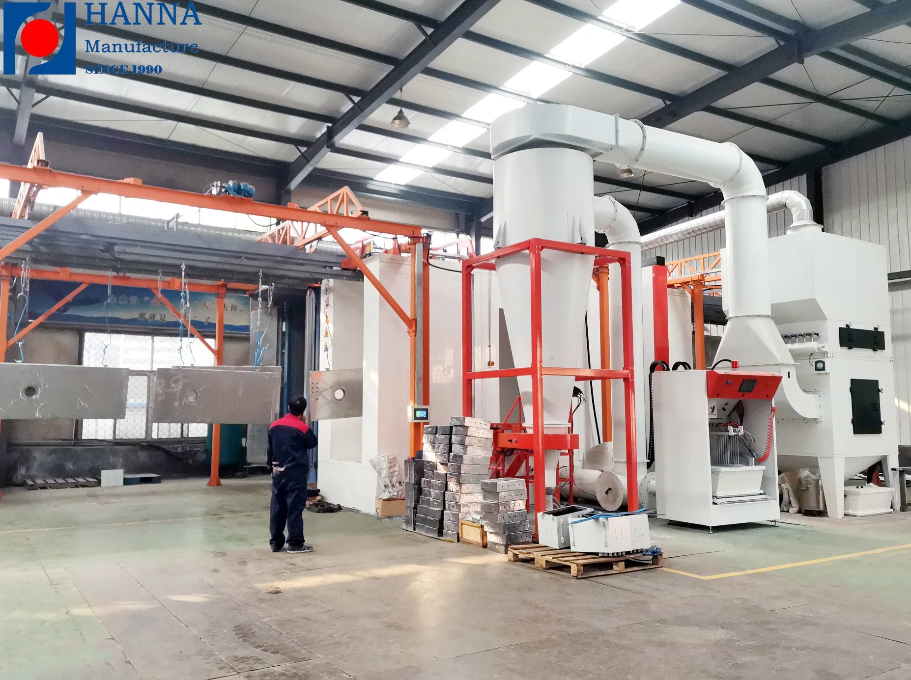 Customized Electrostatic Powder Coating Painting Line Equipment