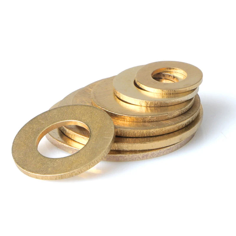 M1.6 M160 H59 H62 Yellow Brass Gasket Plain Washer Shim Washer Flat Washer DIN125