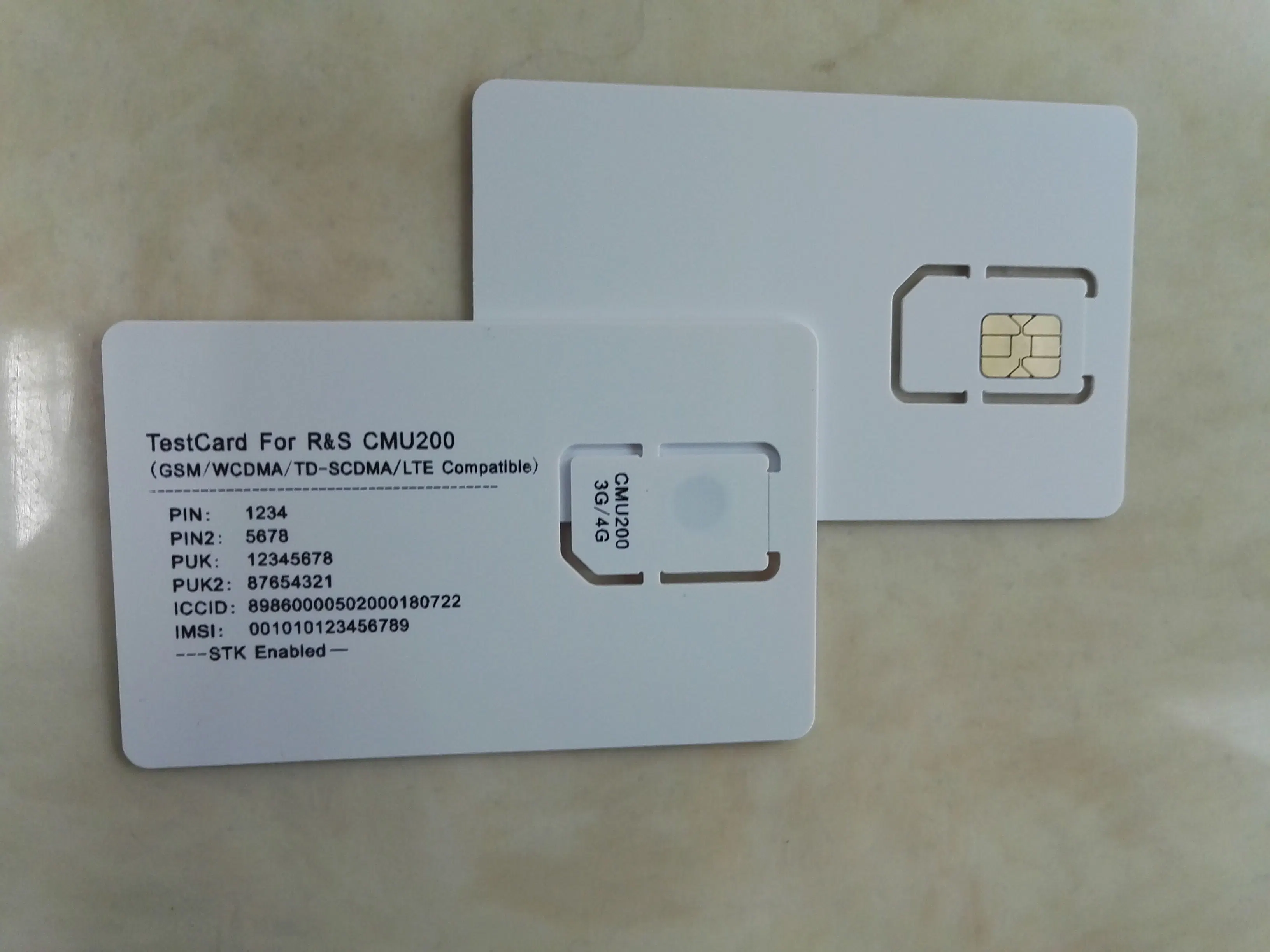3G/4G Cmu200 Mini SIM Test Card