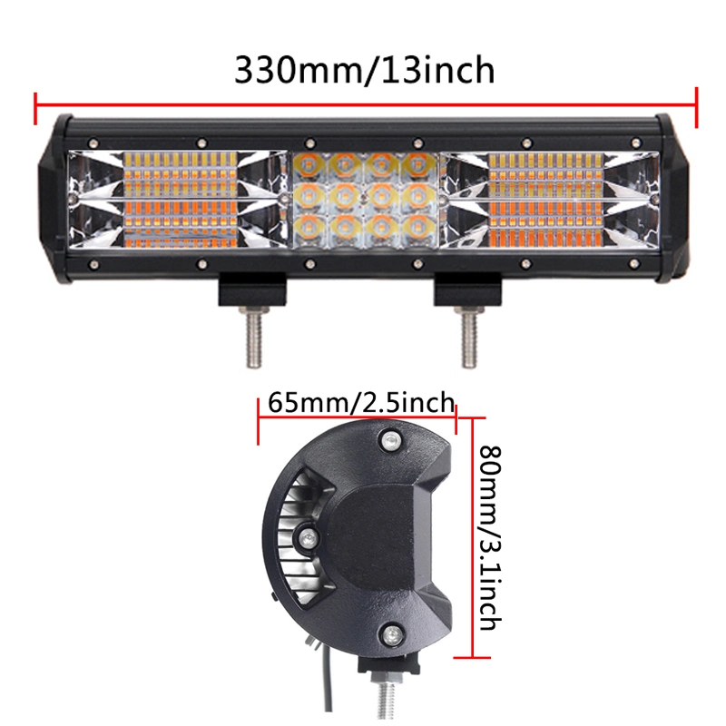 Alto brillo 36W 72W 108W de la barra de luz LED de 12V 24V combinado de la barra de LED LED de inundación Spot la luz de trabajo de conducción