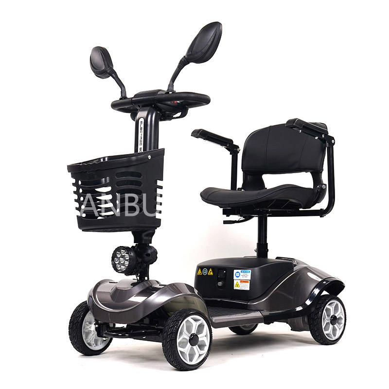 Lightweight Folding Four -Wheels Mobility Scooter Handicap Electric Scooters