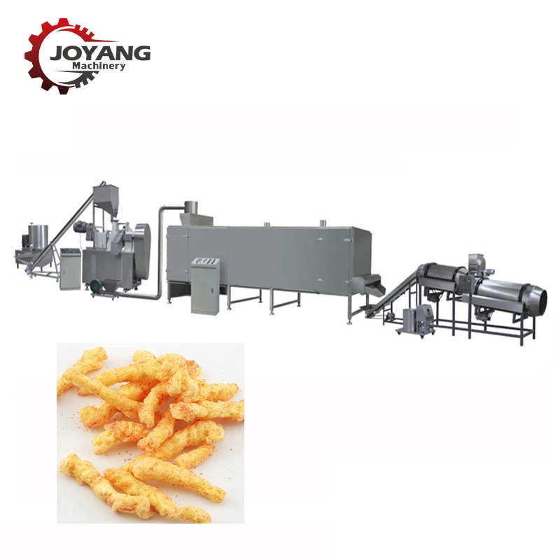 A linha de produção Kurkure Canjiquinha Snacks de milho inchado Kurkure Extrusora Alimentar Cheetos Jnl Naks Máquinas de processamento