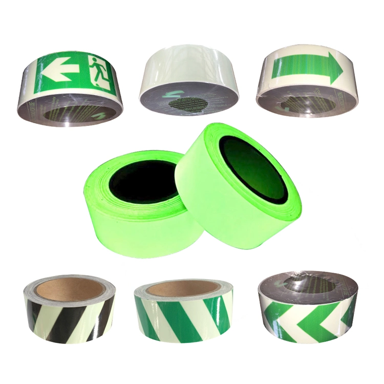 Emergency Place Safety Marking Normal as Green, Support Custom Radium Film Price Reflective Material