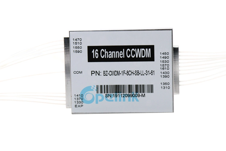 High Performance 8CH Ccwdm Module with 0.9mm Pigtail LC/Upc