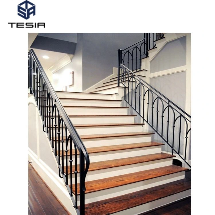 New Luxury Design Price Outdoor Wrought Iron Balcony Stair Railing