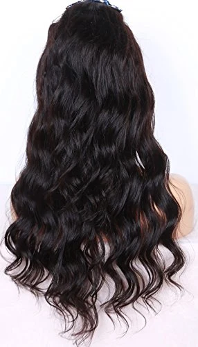 Haute qualité Angelbella Full Lace Wig 1b n° Corps vague 150%vierge cambodgien de la densité sèche le commerce de gros Full Lace Wig