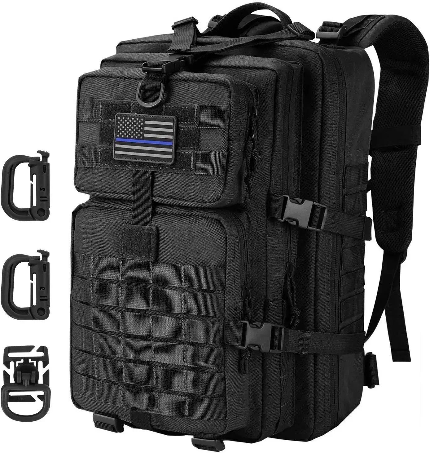 36L Large Capacity Molle Pack 3 Day Backpack Camping Rucksack