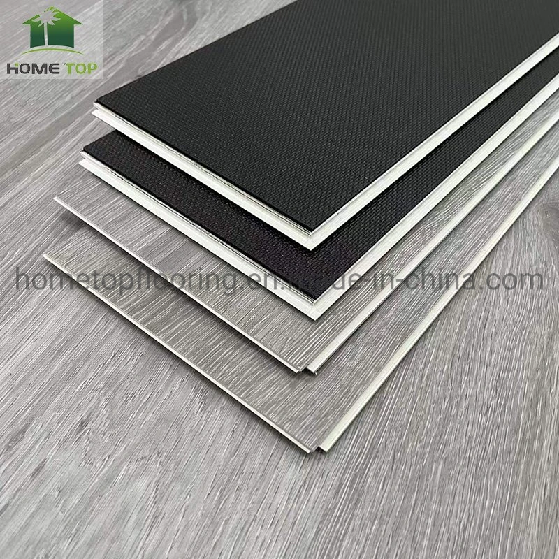 Embossed Texture Easy to Install Anti-Slip Plastic Unilin Click System Wood Texture Waterproof Luxury Vinyl 4mm 5mm 6mm Stone Plastic Composite Spc Flooring