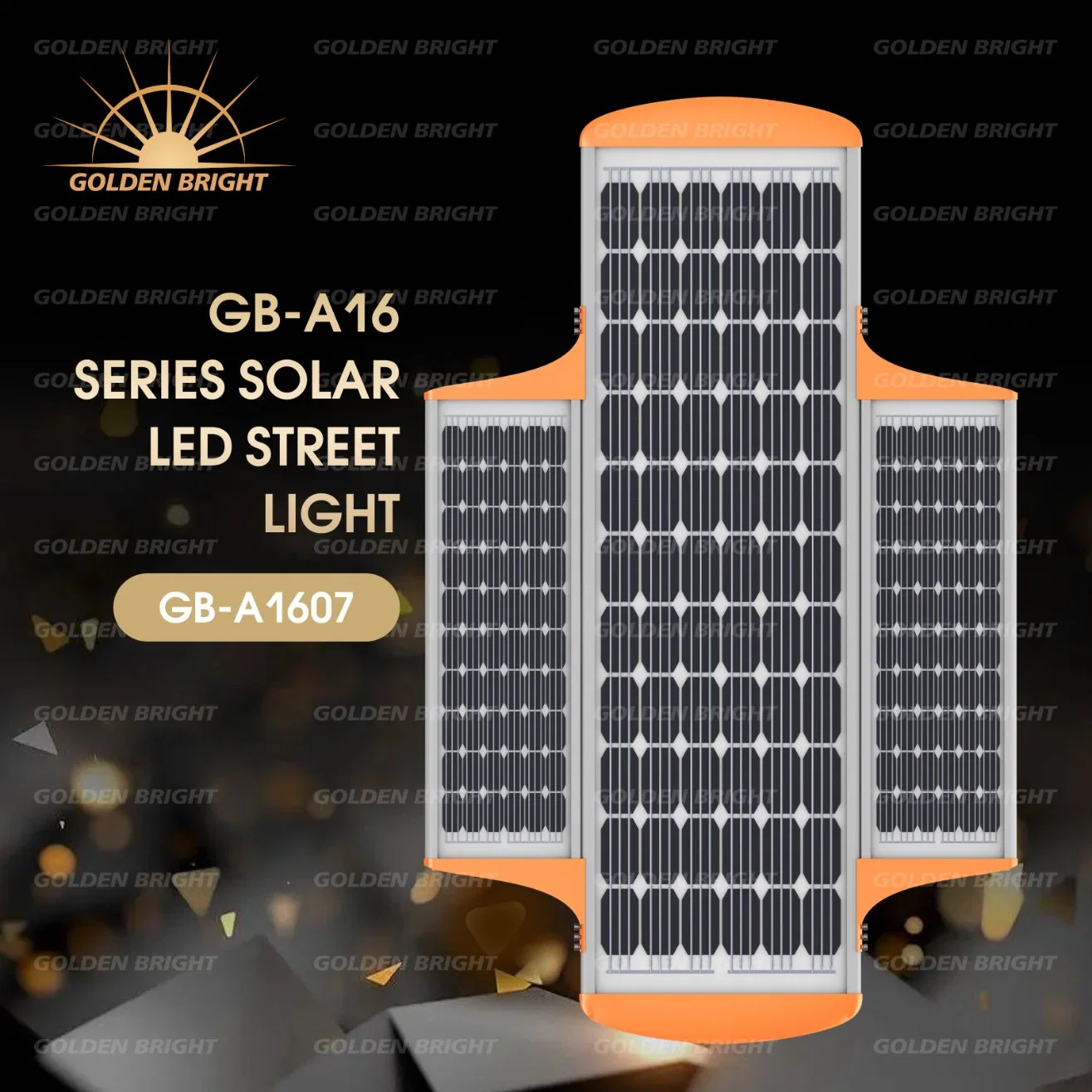 Offer 5-Years Goldenbright Energy Saving Lamp Solar Street Light LED