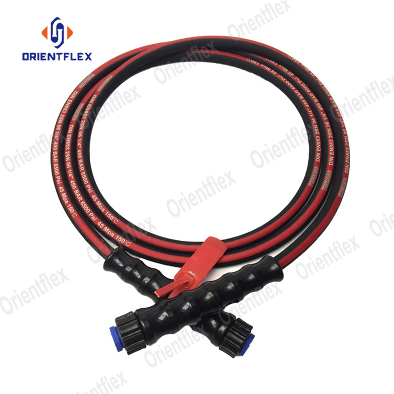 Universal 6000 Psi Industrial Heavy Duty Rubber Pressure Washer Hose