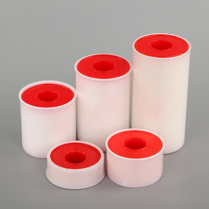 Medical Cloth Cotton Fabric Tape Plastic Tube Adhesion Acrylic Tape Medical Plaster Tape Disposable Medical Supplies