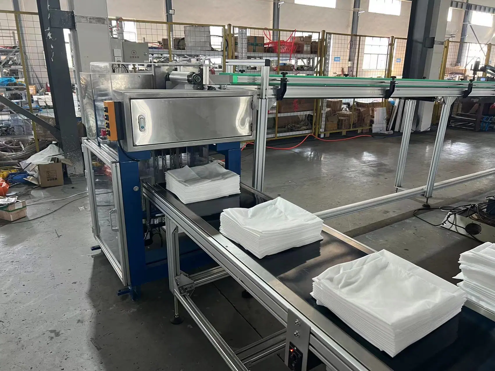 Agricultural Ground Cover Making Machine Nonwoven Bedsheet Folding Machine