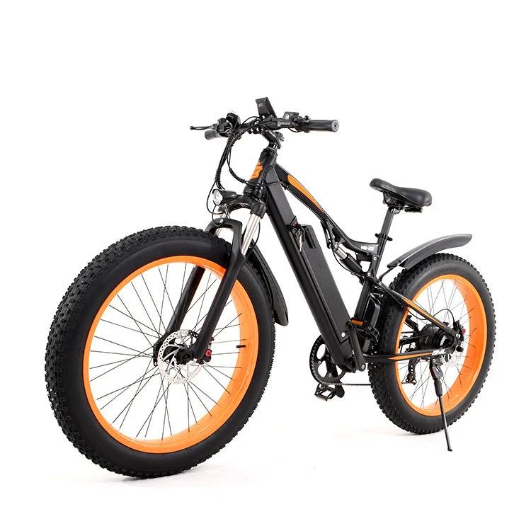 48V 17.5ah Electric Bicycle Full Suspension Emtb 26*4 Inch Fat Tire Ebike Electric Dirt Bike for Adults