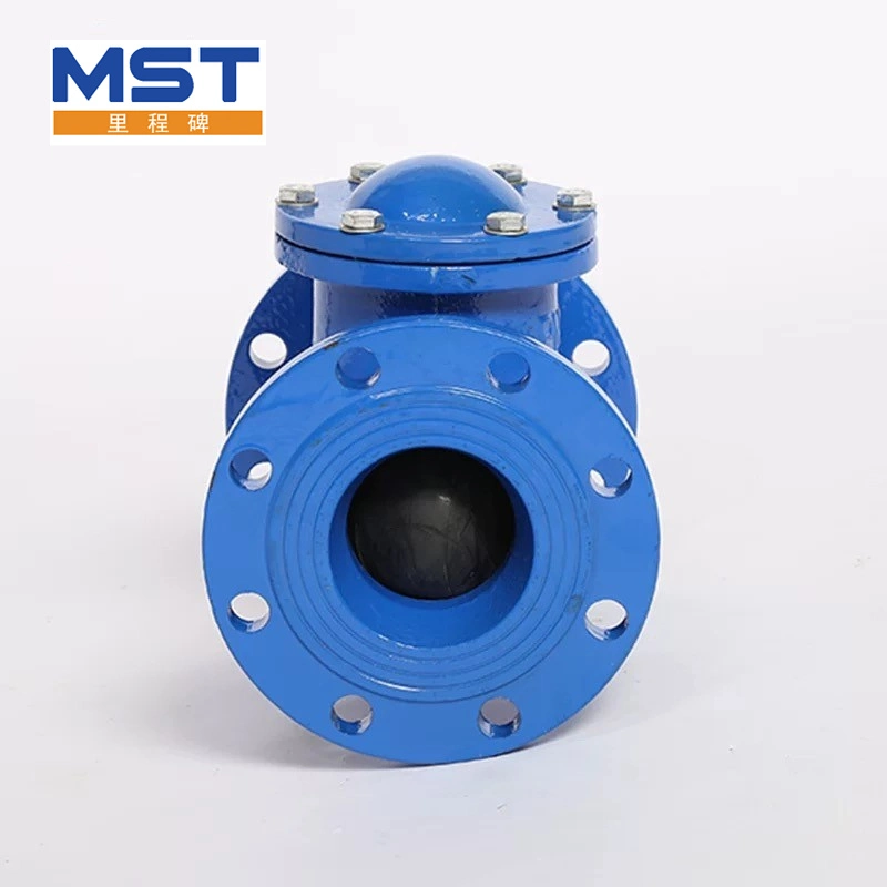 Cast Ductile Iron Lift Flange Check Valve for Water Pump Pipe Fittings Ball Gate Connector