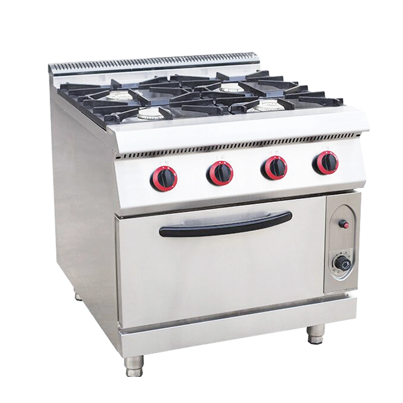 Cocina comercial con horno de gas para cocina de gas natural y GLP