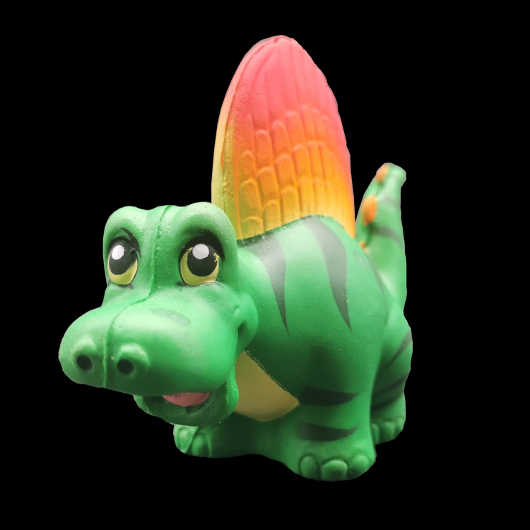 Customized Promotional Release Pressure Slow Rebound Squishy PU Foam Dinosaur Stress Ball