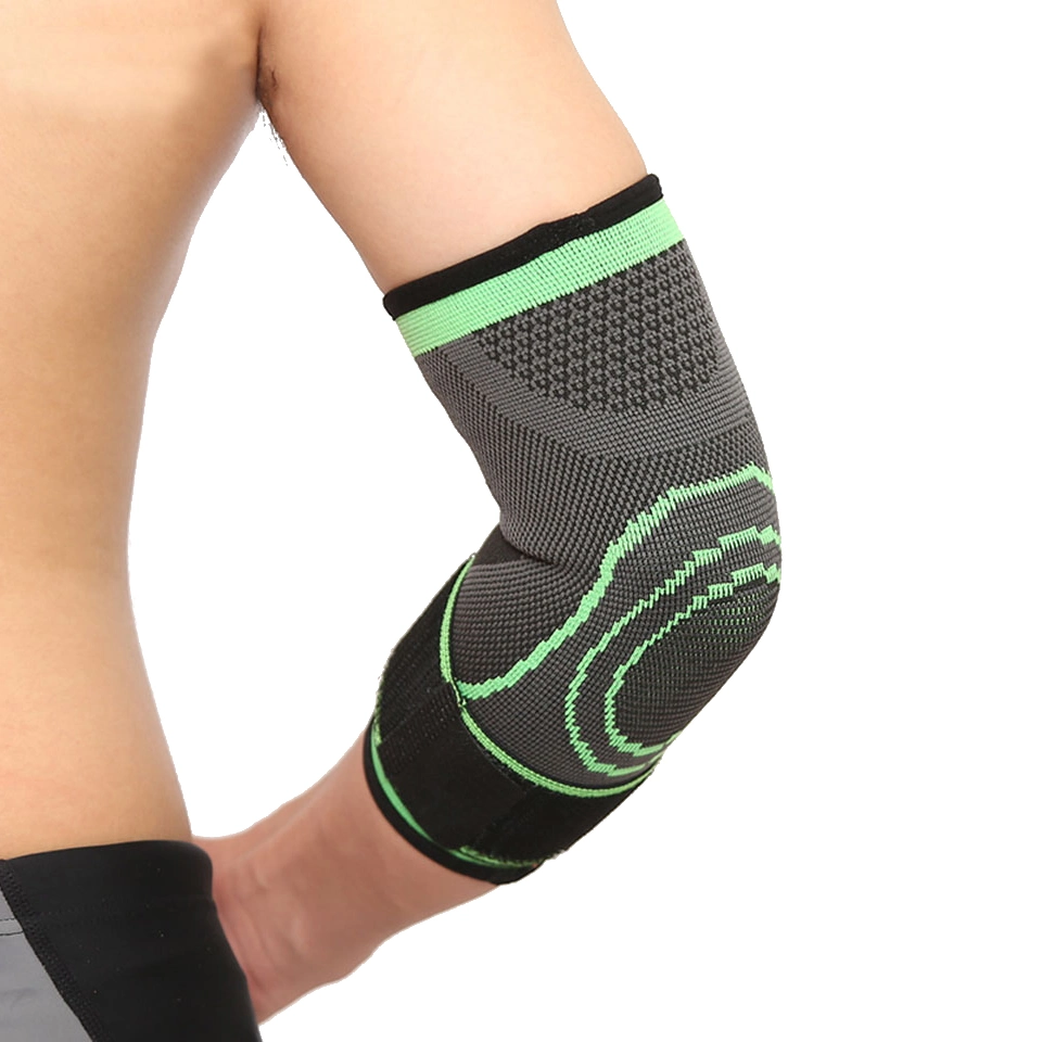 Amazon Hot Sale Unisex Sports sangle de compression coude réglable garde respirant Tennis Elbow Guard