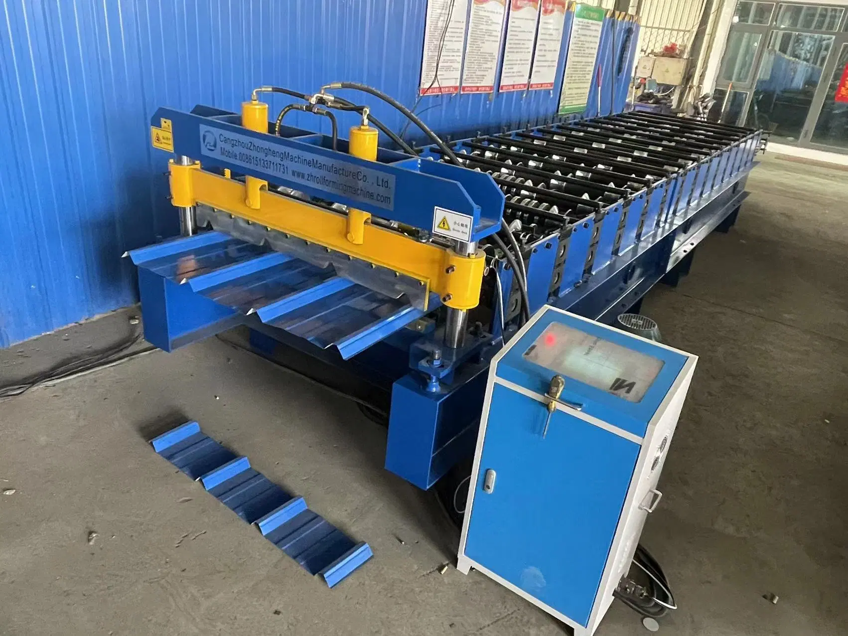 5 Ribs Metal Material Roofing Sheet Roll Forming Machine