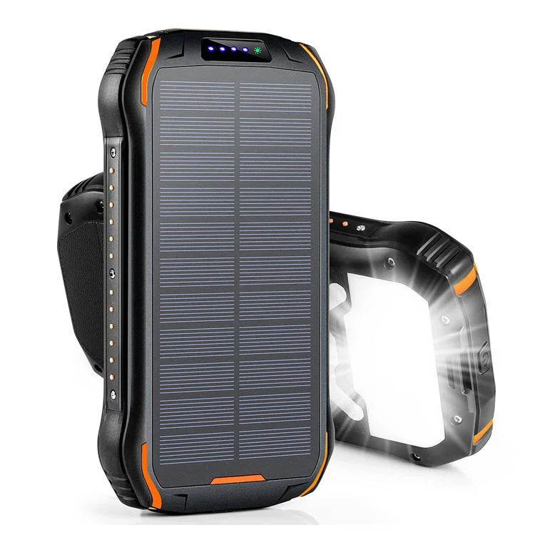 Portable 26800mAh USB Wireless Solar Power Bank Mobile Phone Charger