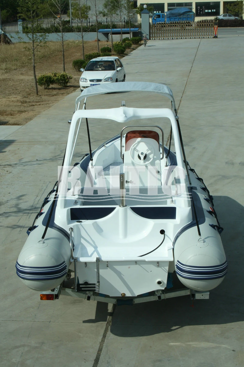 La nervadura del Mar Báltico 580 C Proveedores inflables rígido Nueva cabina inflar barcos Hypalon