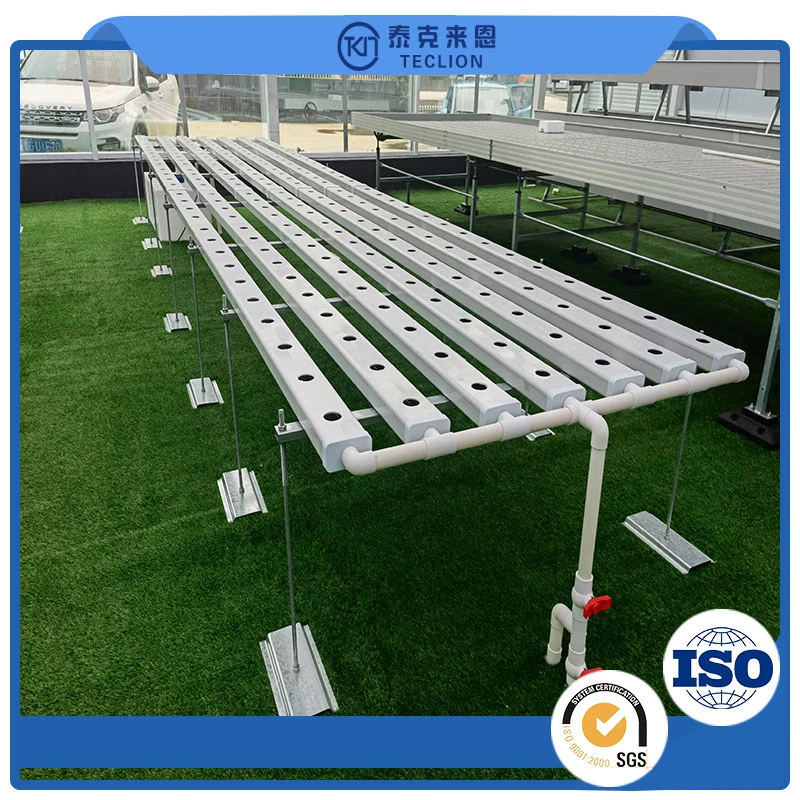 Agricultural Greenhouse Quality Assurance Planting Vegetables Nft Ditch Hydroponics PVC Channel Hydroponics Planting System