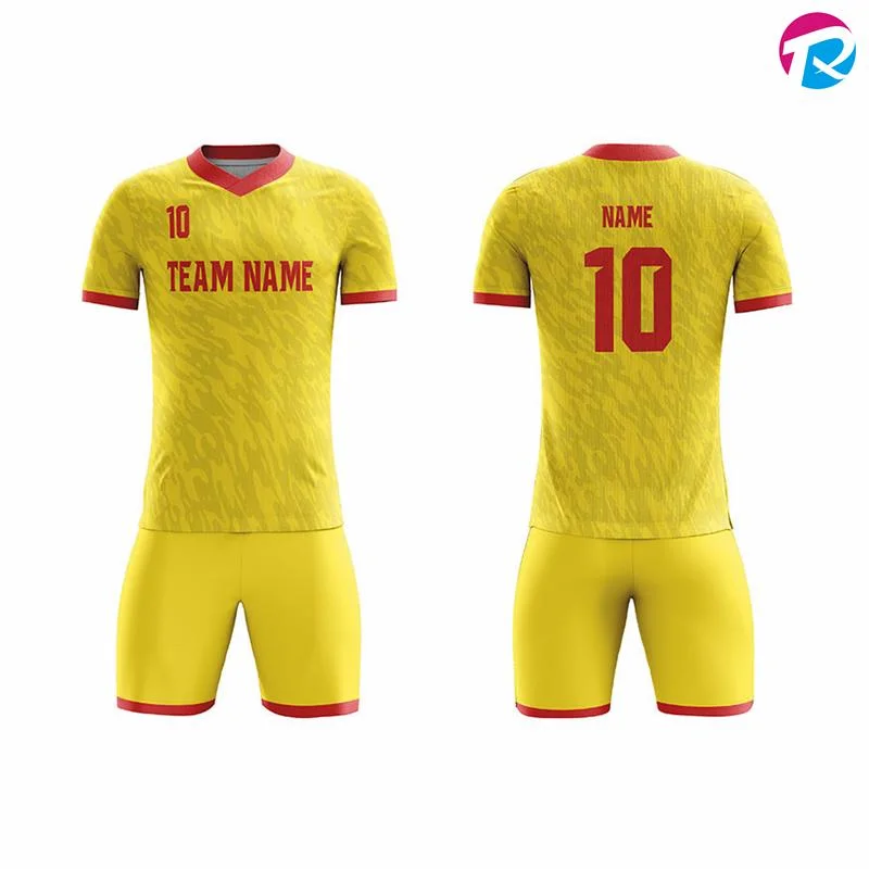 Großhandel/Lieferant Custom Design Fußball Uniform Sublimation Druck Fußball Tragen Fußball Trikot-Sets